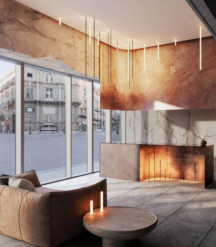 Luminarias de diseño creadas con perfilería para LED Klus