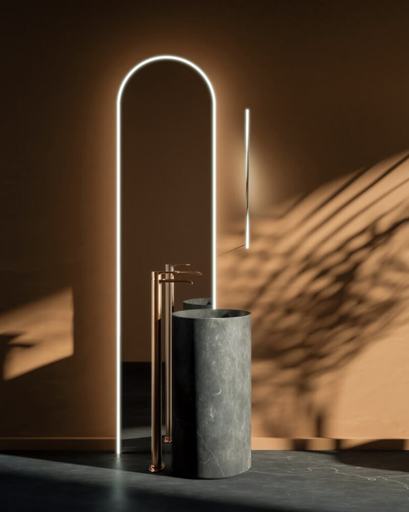 Luminaria curvada a medida BEN group