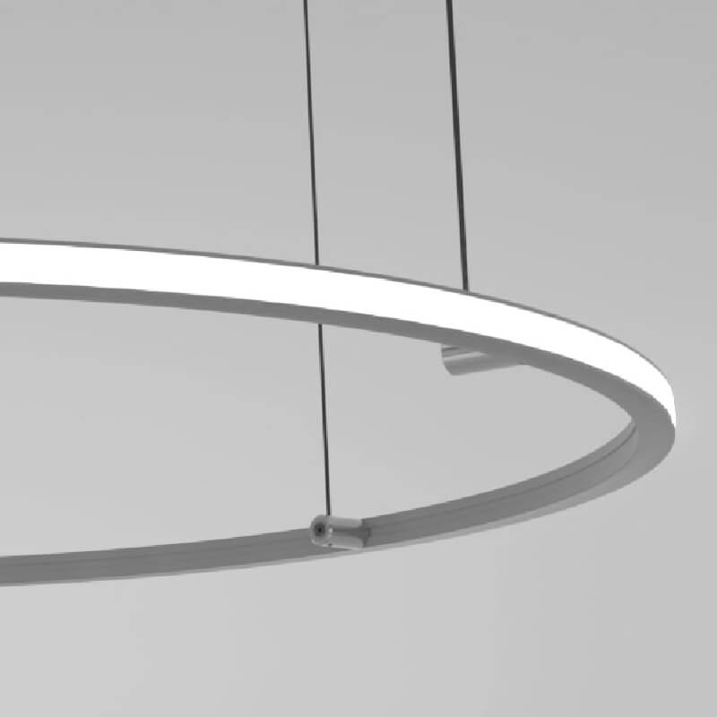 Luminarias curvadas empotradas