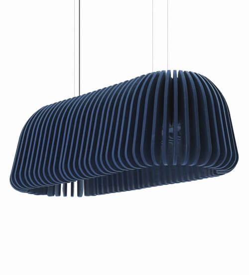 Lámpara acústica ecoPET Bell Oval