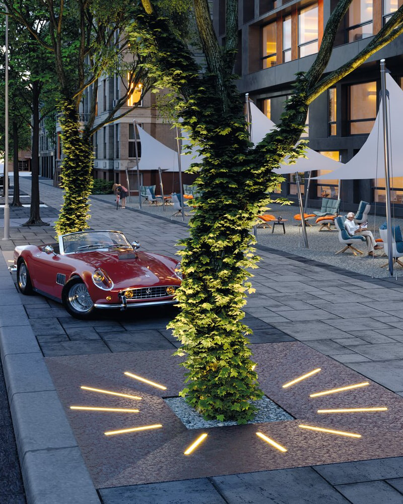 Iluminación decorativa de suelo KLUS