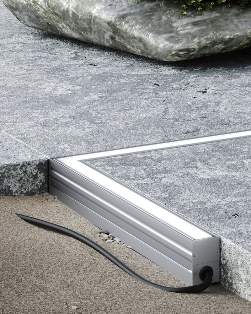 Sistema LED empotrado en suelo HR-MAX KLUS