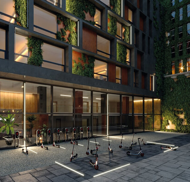 Luminarias LED para suelo y fachada