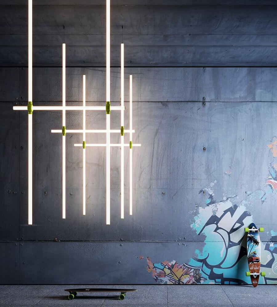 Sistema led modular Jaz-Duo Roll de KLUS