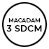 3 pasos macadam