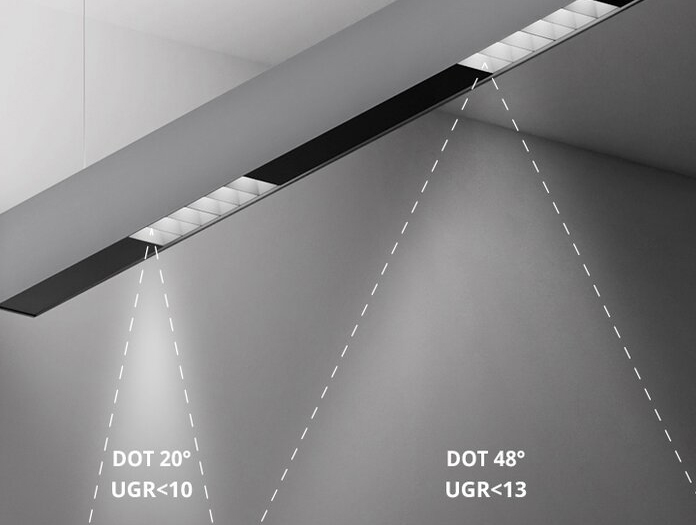 Sistema DOT para luminarias Serpent - Klus